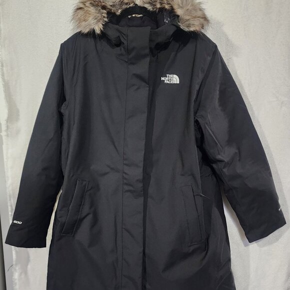 The North Face Women’s Plus Arctic Parka TNF Black Sz 1X BRAND NEW With Tags - Picture 2 of 13